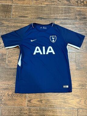 Nike Kids Navy and White Tottenham Soccer Jersey